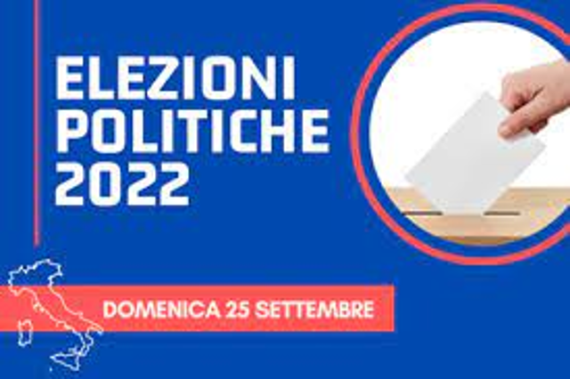 ELEZIONI POLITICHE 25 SETTEMBRE 2022 - APERTURA STRAORDINARIA UFFICI